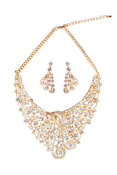Liesha Crystal Elegant Evening Neckless